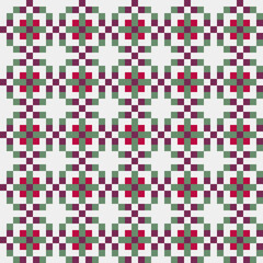 Abstract Cross Pattern generative computational art illustration