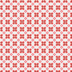 Fototapeta premium Abstract Cross Pattern generative computational art illustration