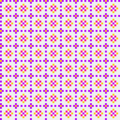Abstract Cross Pattern generative computational art illustration