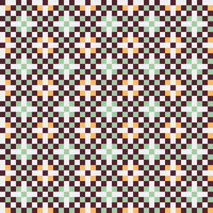 Abstract Cross Pattern generative computational art illustration