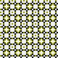 Abstract Cross Pattern generative computational art illustration