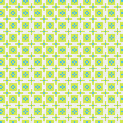 Abstract Cross Pattern generative computational art illustration