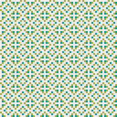 Abstract Cross Pattern generative computational art illustration