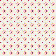 Abstract Cross Pattern generative computational art illustration