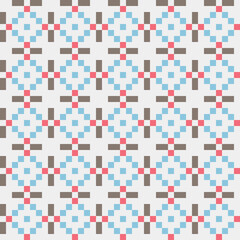 Abstract Cross Pattern generative computational art illustration