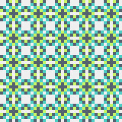 Fototapeta premium Abstract Cross Pattern generative computational art illustration