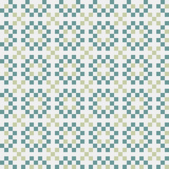 Fototapeta premium Abstract Cross Pattern generative computational art illustration