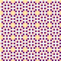 Fototapeta premium Abstract Cross Pattern generative computational art illustration