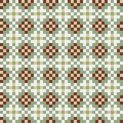 Fototapeta premium Abstract Cross Pattern generative computational art illustration