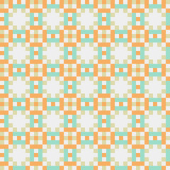 Abstract Cross Pattern generative computational art illustration