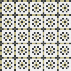 Fototapeta premium Abstract Cross Pattern generative computational art illustration