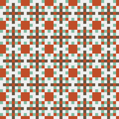 Fototapeta premium Abstract Cross Pattern generative computational art illustration