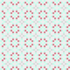 Abstract Cross Pattern generative computational art illustration