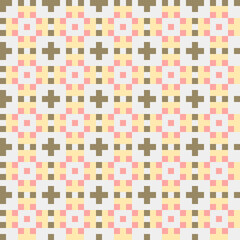 Abstract Cross Pattern generative computational art illustration