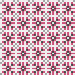 Fototapeta premium Abstract Cross Pattern generative computational art illustration