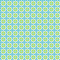 Abstract Cross Pattern generative computational art illustration