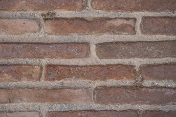 Red brick wall. Background concept