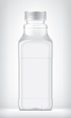 Plastic Bottle on background.