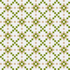 Fototapeta premium Abstract Cross Pattern generative computational art illustration