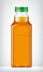 Plastic Bottle on background.