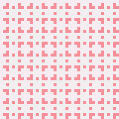 Abstract Cross Pattern generative computational art illustration