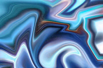 Marble Textures. Marbleized pattern Modern colorful flow poster. Wave Liquid shape in black color background. Art design for your design project. 