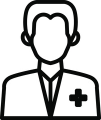 Prescriber Icon vector. Doctor, Medical sign