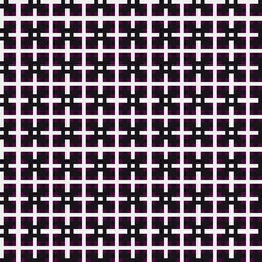 Abstract Cross Pattern generative computational art illustration