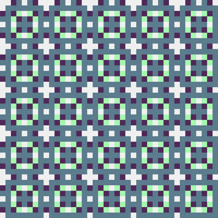 Abstract Cross Pattern generative computational art illustration