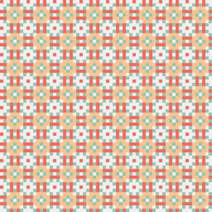 Abstract Cross Pattern generative computational art illustration