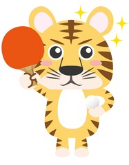 寅04（スポーツ・キラキラ・卓球・寅さん）