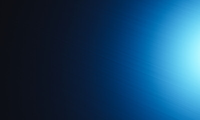 3D rendering. Blue metal texture. Dark background
