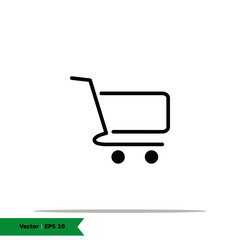 Shopping Cart Icon. Shopping Sign Symbol Logo Templete. Vector Icon EPS 10