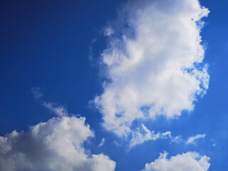 blue sky with clouds