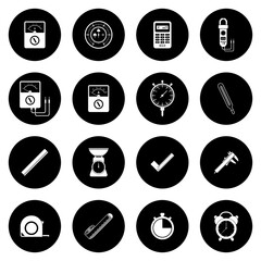 meter icon set vector sign symbol