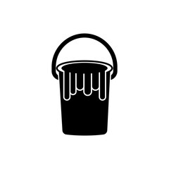 painting bucket icon vector sign symbol