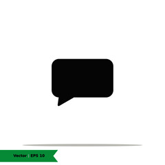 Fototapeta premium Chat Speech Bubble Icon Vector Logo Template Illustration Design. Vector EPS 10.