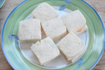 sandwiches with smoked salmon