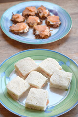 snack fingers and appetizers