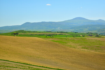 Fototapeta na wymiar Paesaggio Val D'Orcia
