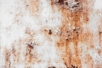 Abstract rusty cracked metal background