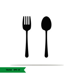 Kitchenware Icon Illustration Logo Tempalte. Restaurant, Food Sign Symbol. Vector Flat Icon EPS 10