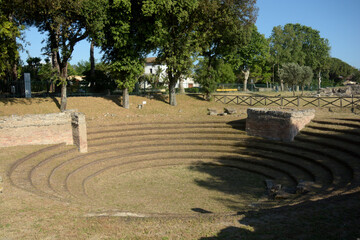 Italia : Veduta del parco Archeologico di Paestum,2 Giugno 2021.