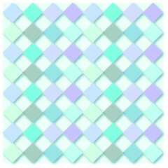 abstract background with diamonds pattern, blue green colors, geometric seamless pattern