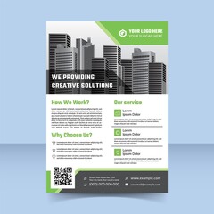 provider of creative solutions flyer template design