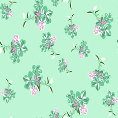 Geometric flower Design pattern on  background