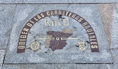 KM 0 en Madrid, Spain