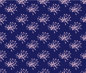 vector pattern on a dark blue background