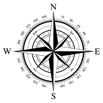 recommend clip art: Compass Icon Wind Rose Navigation Silhouette
                    