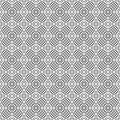 Abstract vector seamless linear round pattern. 